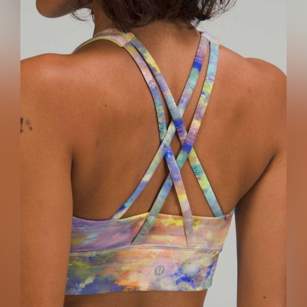 🌟🎉HP🎉🌟 Lululemon Energy High-Neck Longline Tough Bra - Picture 3 of 6